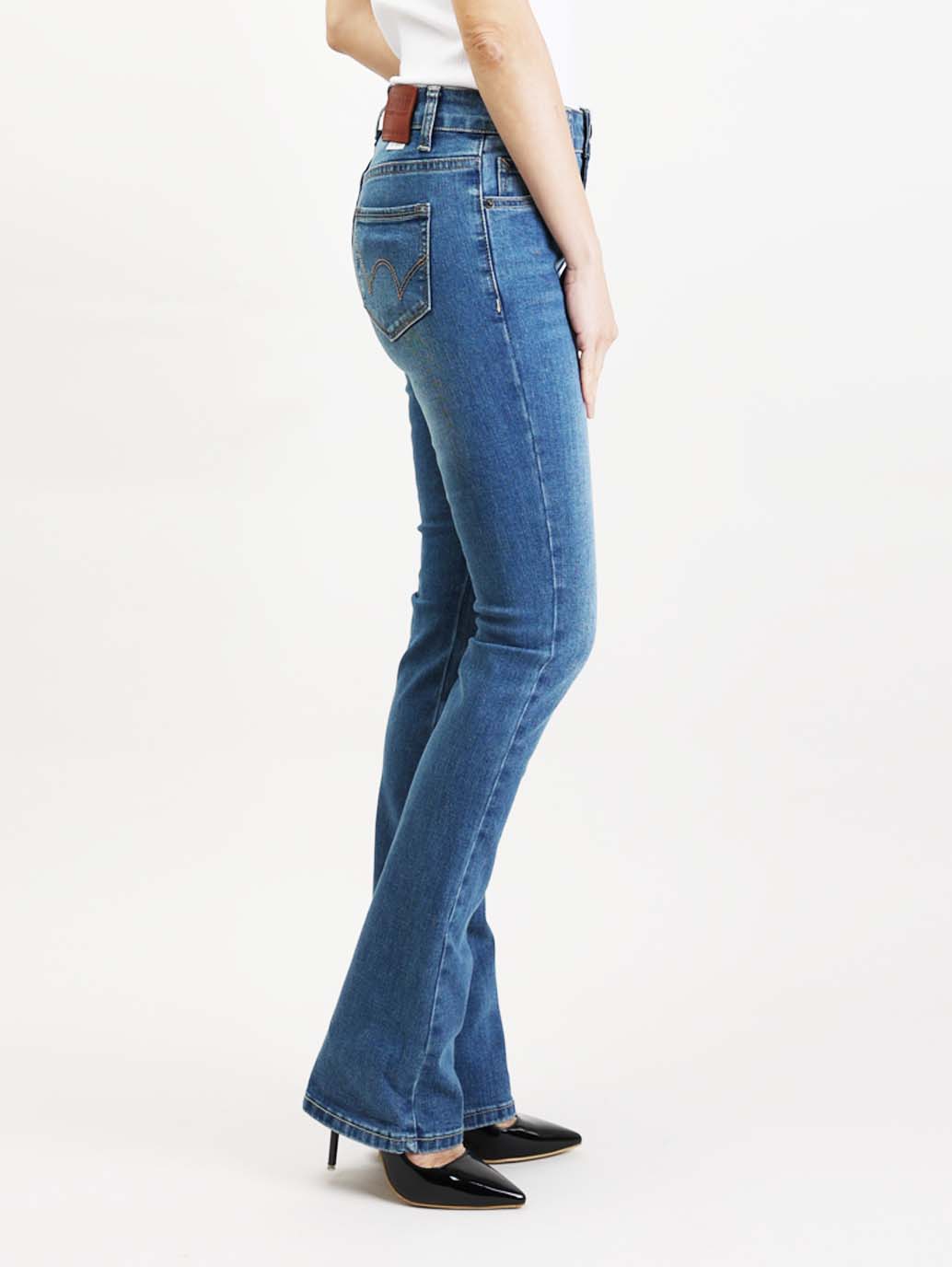 Edwin Women's 557 Mini Boot Jeans