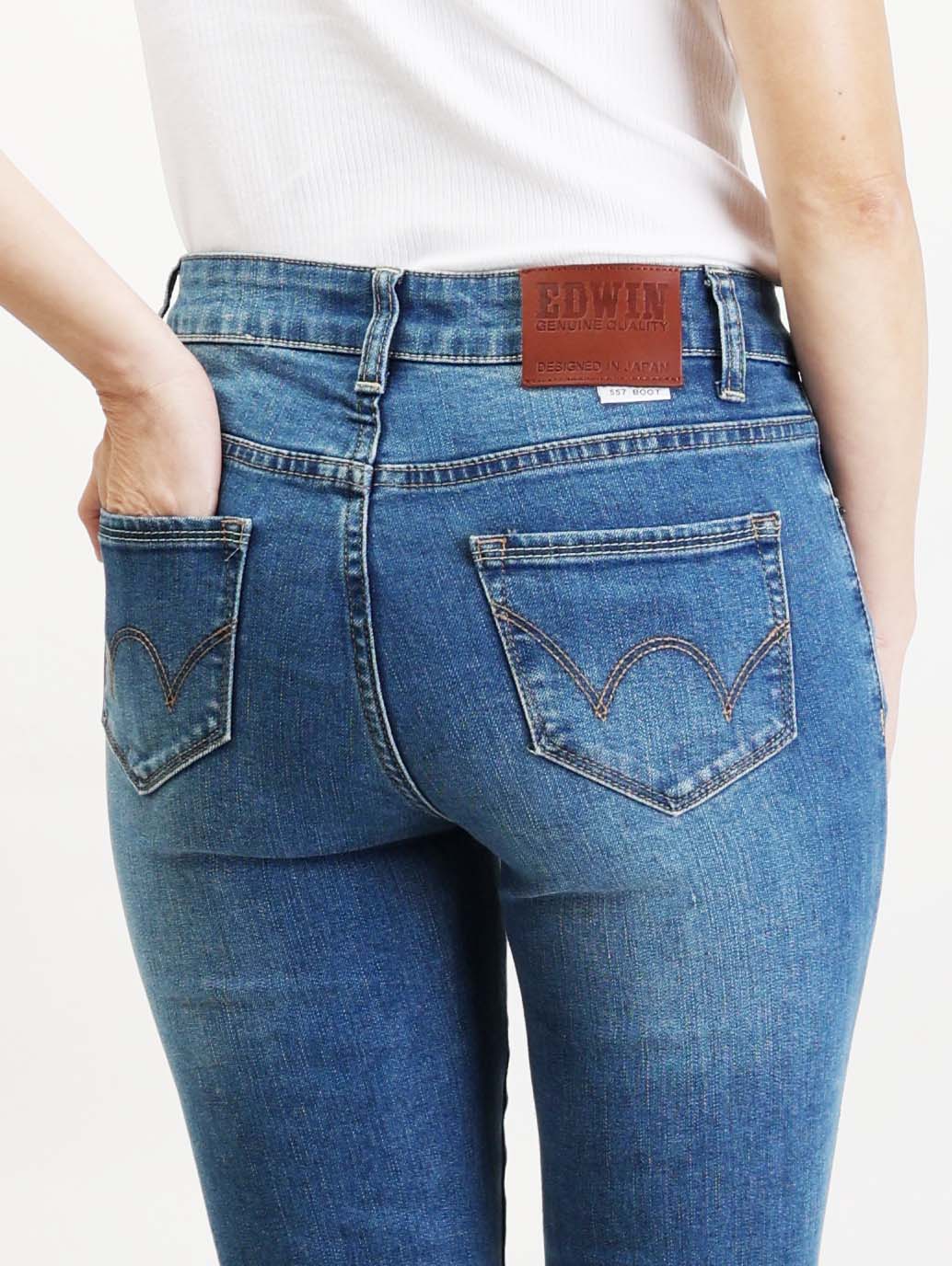 Edwin Women's 557 Mini Boot Jeans