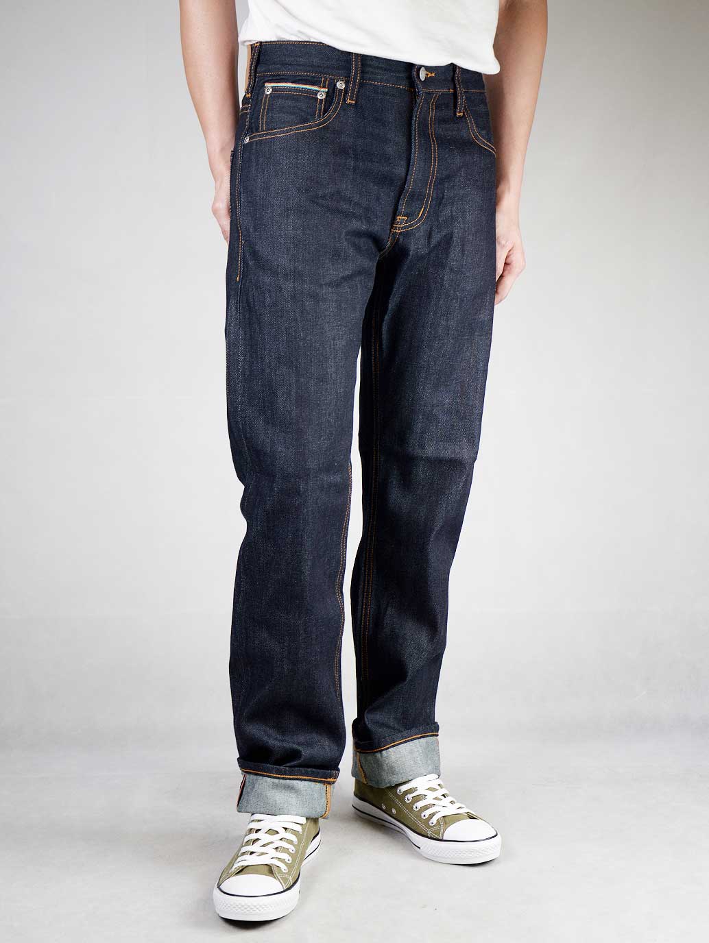 Edwin Men's 505 Rainbow Selvage Jeans